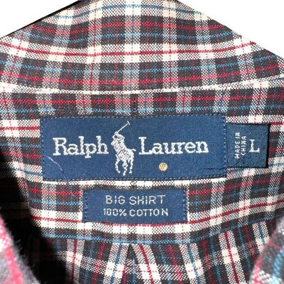 Polo Ralph Lauren Oversized Oxford Button Down Shirt Size L - Picture 2 of 7